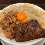 極中華蕎麦 ひろた - ★極まぜそばセット中（1300円税込）とろーり味玉（150円税込）★