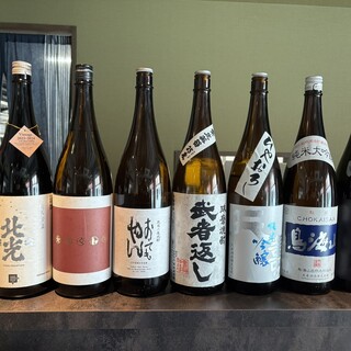 協会と共同で作り上げた“馬肉に合う日本酒”。焼酎も必見