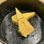 寿司芳 - デザート代わりの玉子焼き