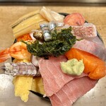 寿司芳 - 並ちらし寿司1500円