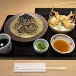 和食さと - 料理写真:大海老天ざるそば