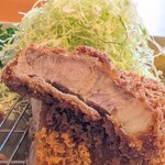 とんかつ あづま - リブロースカツ③