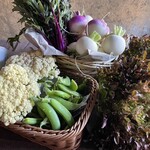 カフェ＆ビストロ あん - 地元農家スピラファームさんより新鮮なお野菜を使用しています