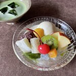カフェ＆ビストロ あん - 夏限定、クリームあんみつ