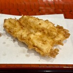 てんぷら銀座天亭 - 穴子　かなり美味しい