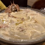 ふぐ 牧野 - 蟹大根鍋　最高でした
