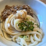おうどん 瀬戸晴れ - 醤油1.5玉肉トッピング　美味☆