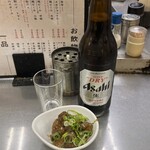 まつい - どて焼き@４５０円！＆瓶ビール@６００円！