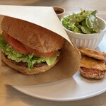 ダイナー ハルク - 料理写真:ハンバーガーセット