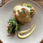 バーホテル 箱根香山 - 富士山スモークサーモンのエッグベネディクト