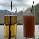 バーホテル 箱根香山 - リンゴジュースとグァバジュース(おかわり可)