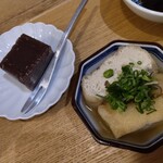 こいさん食堂 - 水ようかん・小鉢