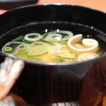 すし土風炉 - 味噌汁