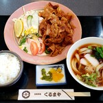 くるまや - スタミナ焼き肉セット
