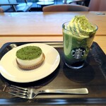 スターバックスコーヒー - 料理写真:濃厚抹茶ティラミス、玉露抹茶フラペチーノ