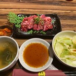 本格焼肉はらみちゃん - ハラミ定食 1,380円（税込）