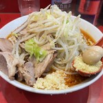 ラーメン二郎 西台駅前店 - 小ラーメン(ニンニク少し)・ショウガ半分・SK半分
