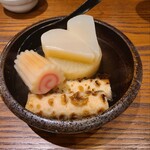 伊達のくら - おでんおまかせ4種盛り合わせ800円