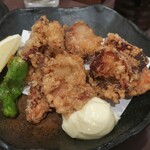 穂卓 - ・「若鶏唐揚げ(¥580)」