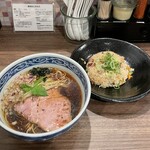 NOODLEパドル - 淡麗煮干ラーメンとチャーハンセット