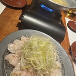 炉端とおでん 別邸 ろば炭魚 - のどぐろのしゃぶしゃぶ