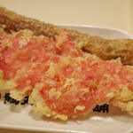 鶴丸饂飩本舗 - ちくわ天、しょうが天
