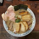 麺や庄の - 肉盛らぁ麺