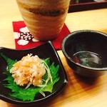 天ぷら ふじ - 小鉢★梅水晶✨
            梅水晶は大好物♡日本酒によくあいます