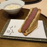 西麻布けんしろう - 厳選ヒレ肉のブリオッシュカツサンド