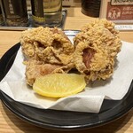 三田製麺所 - ■唐揚げ2個￥300