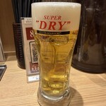 三田製麺所 - ■生ビール¥630