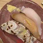 寿司虎 - ブリ三種盛り