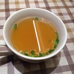 トンコパン - セットのスープ
