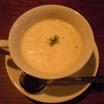 ラ・キュイジーヌ・ド　ウオタマ - ２０１４年１２月末♪トリュフ香るジャガイモのポタージュ♪