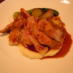 ラ・キュイジーヌ・ド　ウオタマ - 三重県産　松坂豚網焼き♪②こちらとっても美味しかったですにゃ(≧▽≦)v