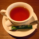 ラ・キュイジーヌ・ド　ウオタマ - 食後はコーヒーが基本ですが苦手な方には　紅茶、オレンジ、グレープフルーツジュース、ジンジャーエールに変更出来ます♪