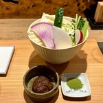 ぎおん刀 - 生野菜のスティックサラダ