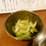 火一刀 - セロリと名荷の漬物　450円