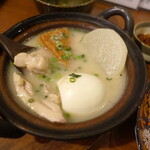 火一刀 - 白湯おでんラー油付き　590円