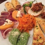 クアドリフォーリオ - ２０１４・１２月　前菜盛り合せ