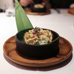 かわ村 - リゾ　毛蟹と白バルサミコご飯 本山葵といっしょに☆