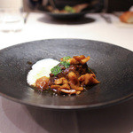 かわ村 - メイン　飛騨牛ホホ肉のマデラ煮込み ポルチーニ茸のソース☆