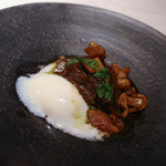 かわ村 - メイン　飛騨牛ホホ肉のマデラ煮込み ポルチーニ茸のソース☆