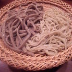 蕎麦切り 酒 大愚 - 二色もり（田舎＆せいろ）