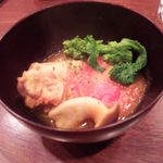 蕎麦切り 酒 大愚 - 手羽のトマト煮