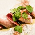 orangerie - 天然ぶりと紅芯大根のカルパッチョ