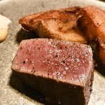 orangerie - 大阪産なにわ黒牛のロティ、ポムフリット