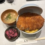 とんかつ 丸七 - ・焼きカツ丼 [特上]（卵トリプル）