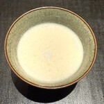 くろ﨑 - 鱈の白子の擦り下ろしのスープ(温)