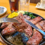 ステーキハウス 魔法のらんぷ - チャックステーキランチ 350g